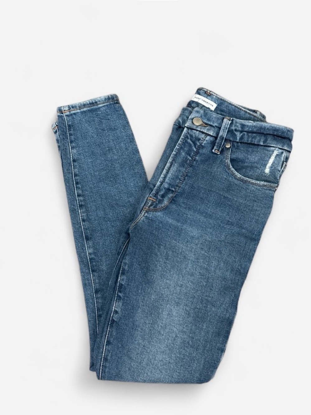 Good American Mid Blue Skinny Jeans size 2/26